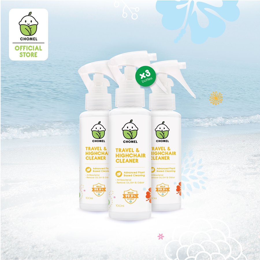CHOMEL Travel and Highchair Cleaner (100ml X 3)