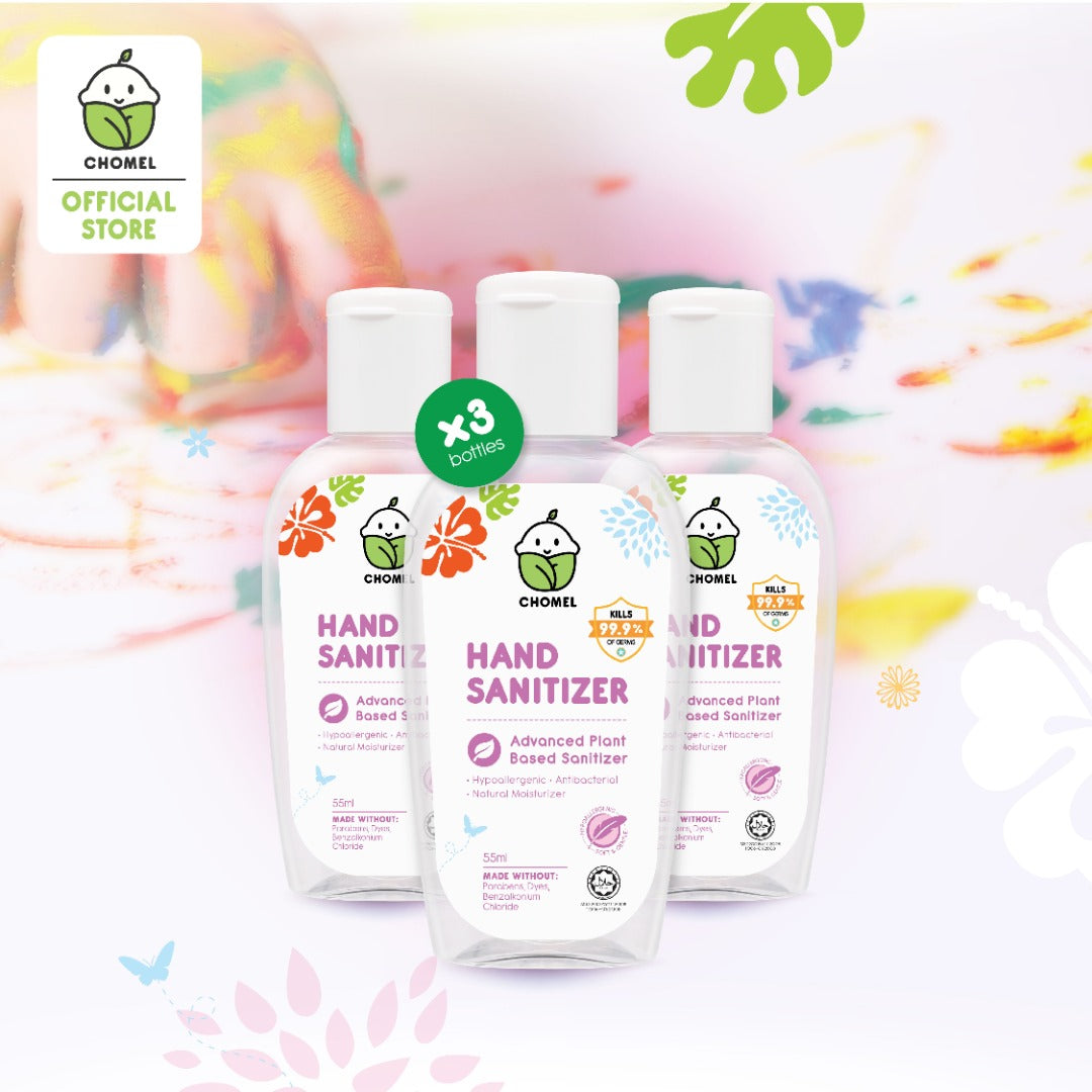 CHOMEL Kids Hand Sanitizer 70% Alcohol (55ml X 3)